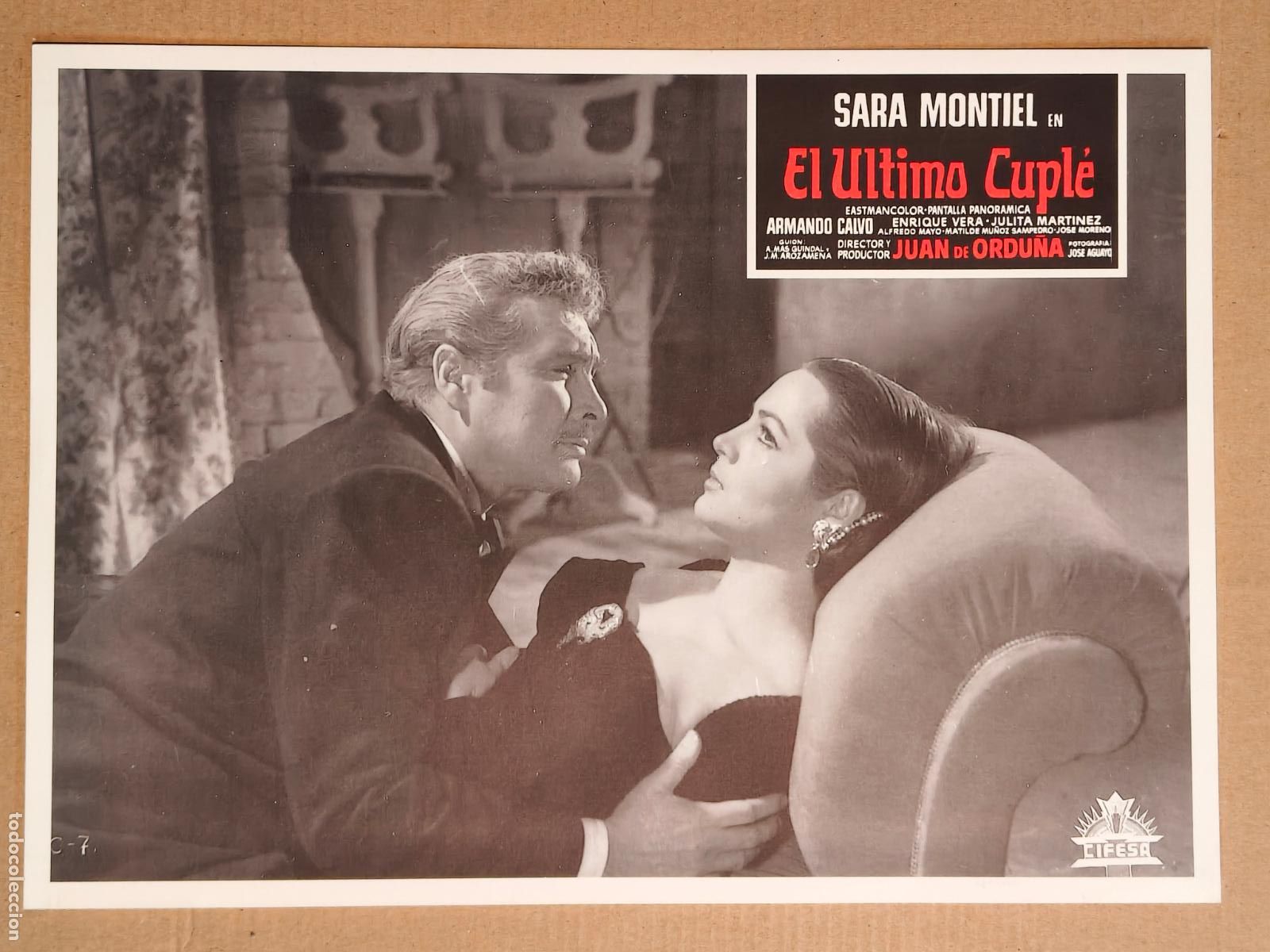 Cine: SARA MONTIEL EL ULTIMO CUPLE FOTOGRAMA CINE 1957