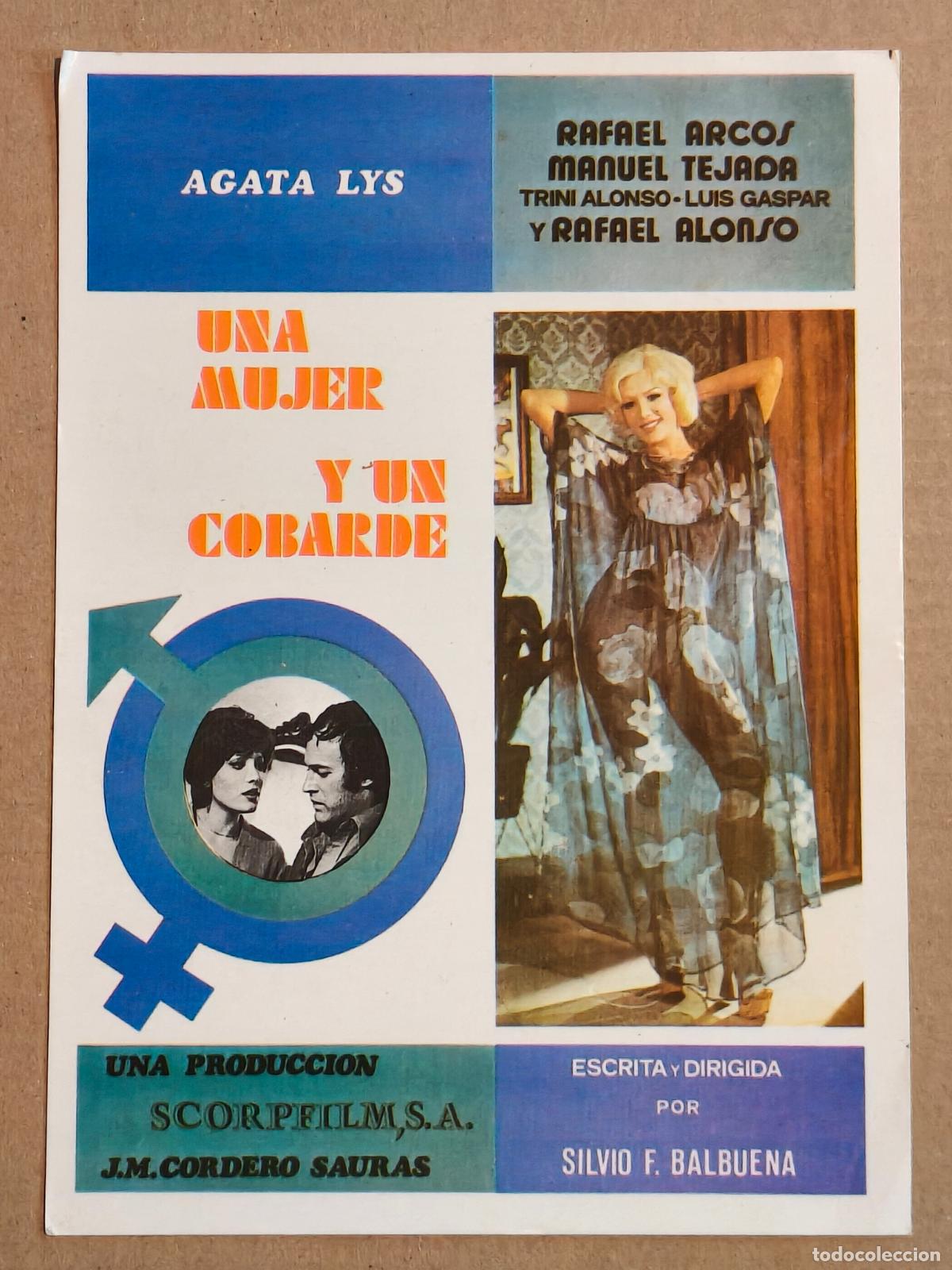 Cine: UNA MUJER Y UN COBARDE PROGRAMA DE CINE 1977