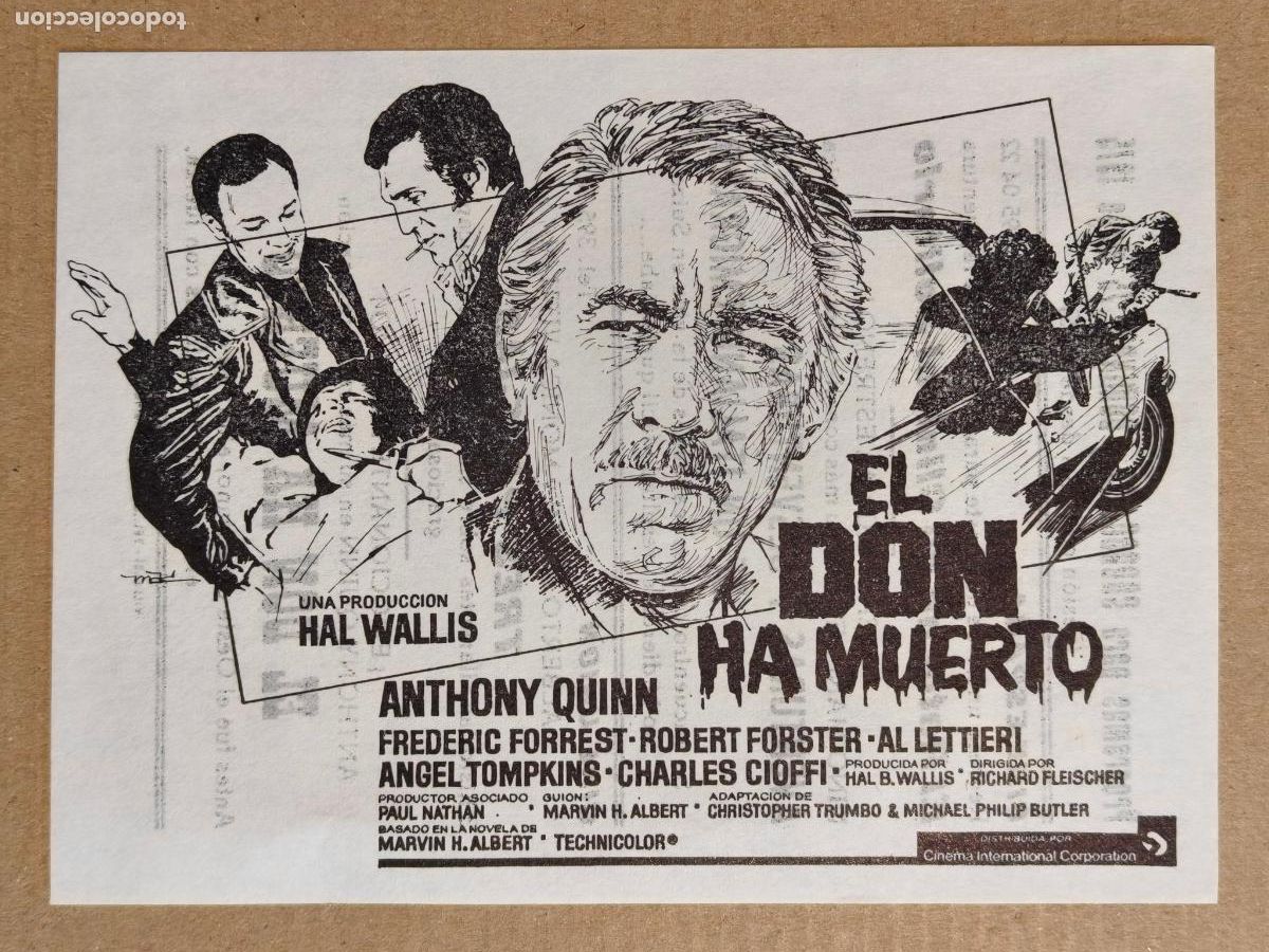 Cine: EL DON HA MUERTO PROGRAMA DE CINE 1975