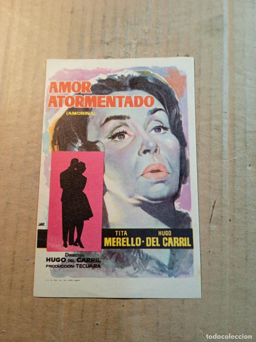  Flyers Publicitaires de films Anciens: FOLLETO DE MANO SIN PUBLCIDAD AMOR ATORMENTADO