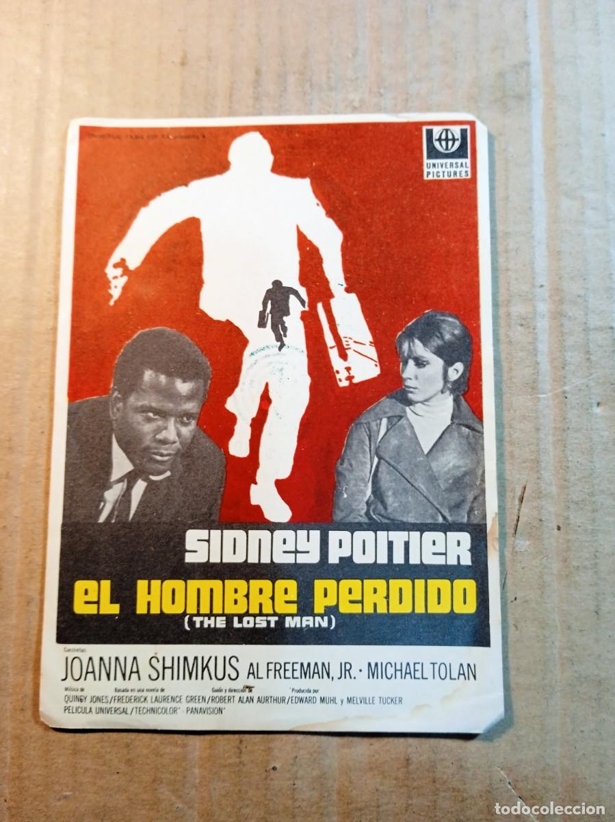  Flyers Publicitaires de films Anciens: FOLLETO DE MANO SIN PUBLCIDAD EL HOMBRE PERDIDO