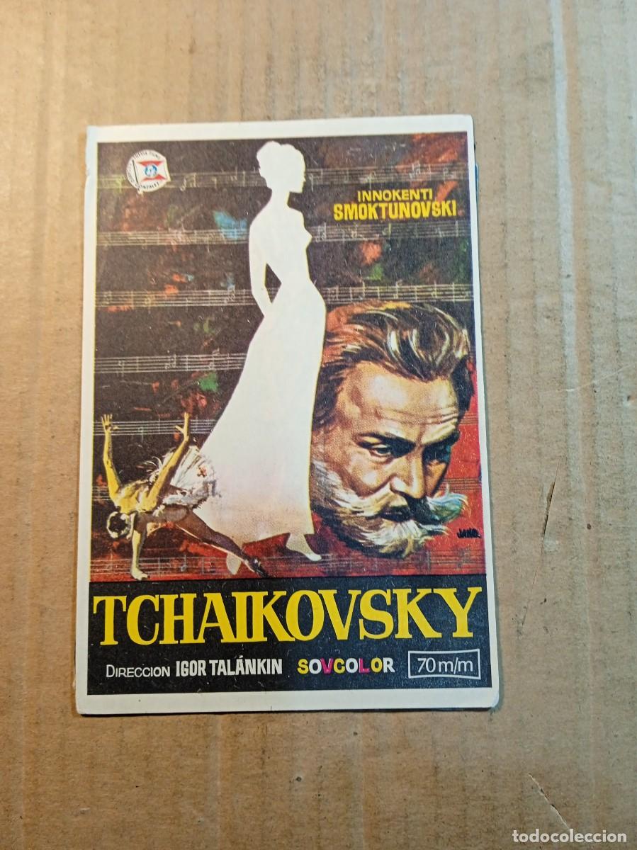  Foglietti di film di film antichi di cinema: FOLLETO DE MANO SIN PUBLCIDAD TCHAIKOVSKY