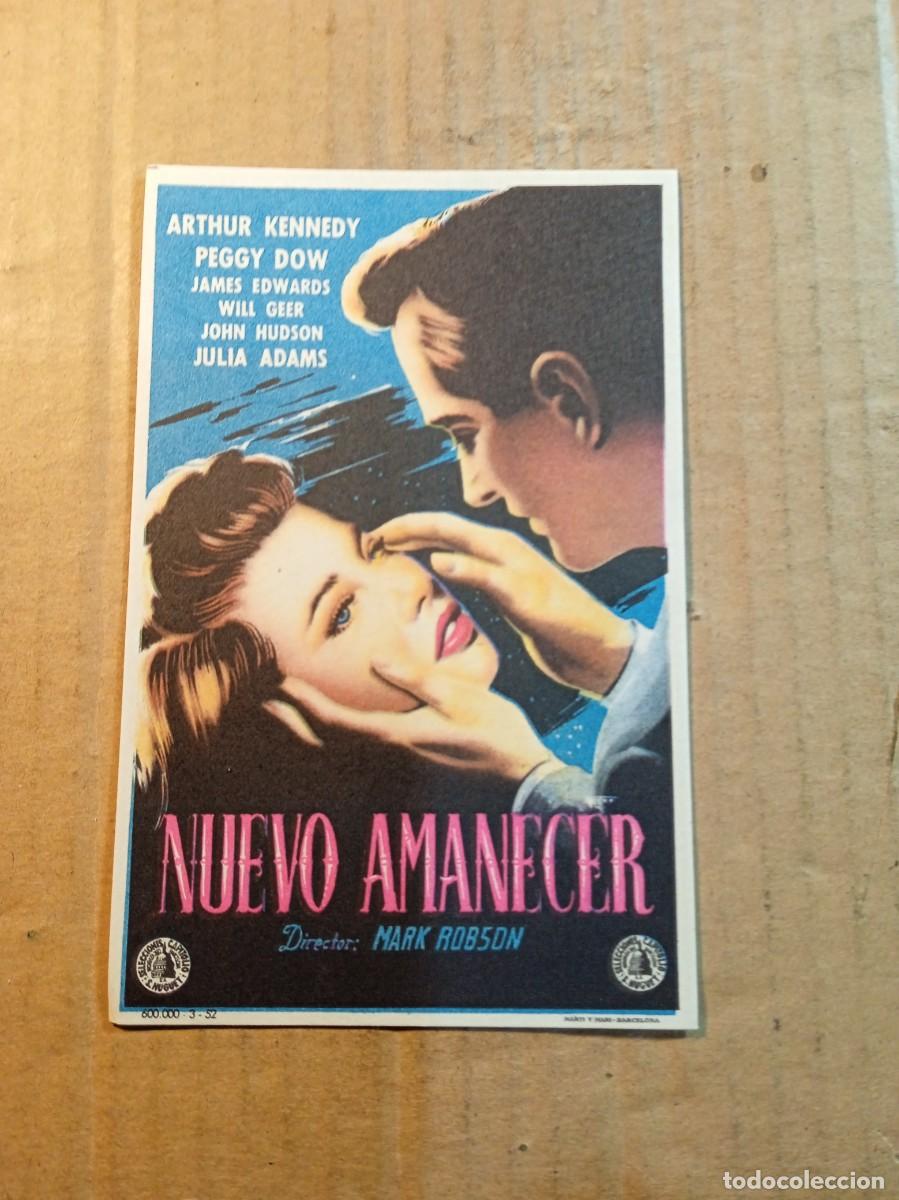  Foglietti di film di film antichi di cinema: FOLLETO DE MANO SIN PUBLICIDAD NUEVO AMANECER