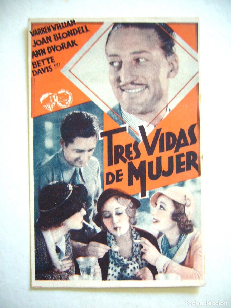 Cine: TRES VIDAS DE MUJER con BETTE DAVIS