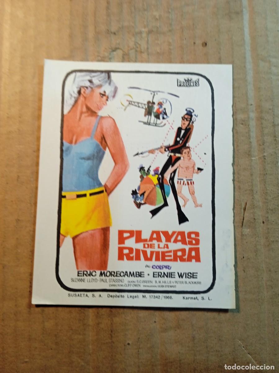  Flyers Publicitaires de films Anciens: FOLLETO DE MANO SIN PUBLICIDAD PLAYAS RIVIERA