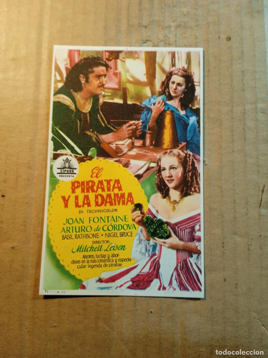 Cinema: FOLLETO DE MANO SIN PUBLICIDAD EL PIRATA Y LA DAMA