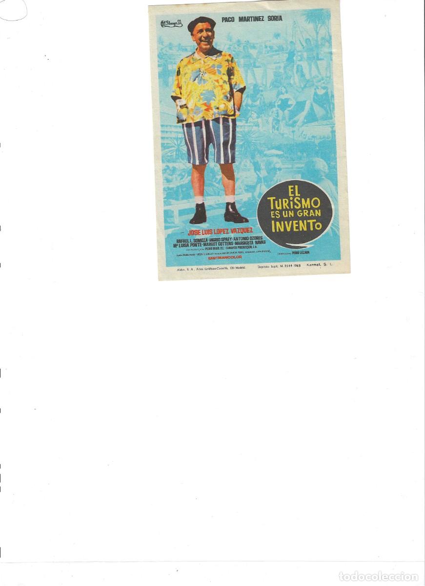  Flyers Publicitaires de films Anciens: EL TURISMO ES UN GRAN INVENTO SP