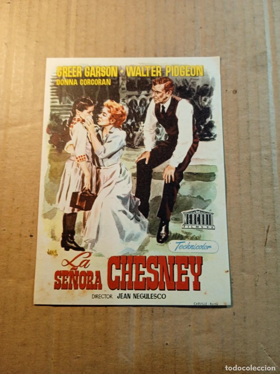  Flyers Publicitaires de films Anciens: FOLLETO DE MANO SIN PUBLICIDAD LA SE&Ntilde;ORA CHESNEY