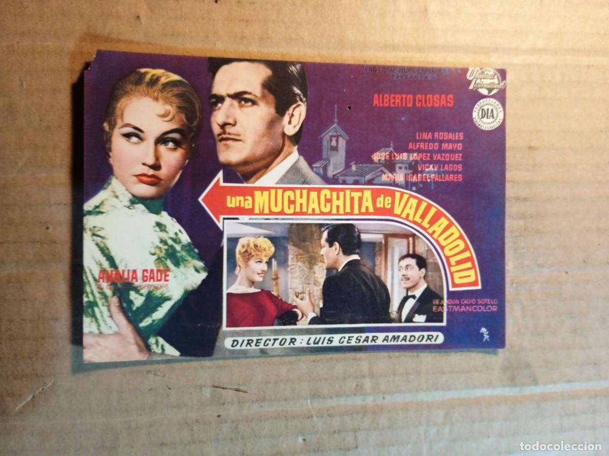 Cine: FOLLETO DE MANO SIN PUBLICIDAD UNA MUCHACHA DE VALLADOLID