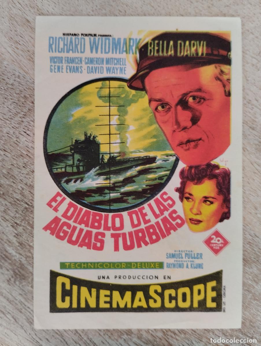 Folhetos de m&atilde;o de filmes antigos de cinema: KST - PROGRAMA CINE EL DIABLO DE LA AGUAS TURBIAS FORTUNY