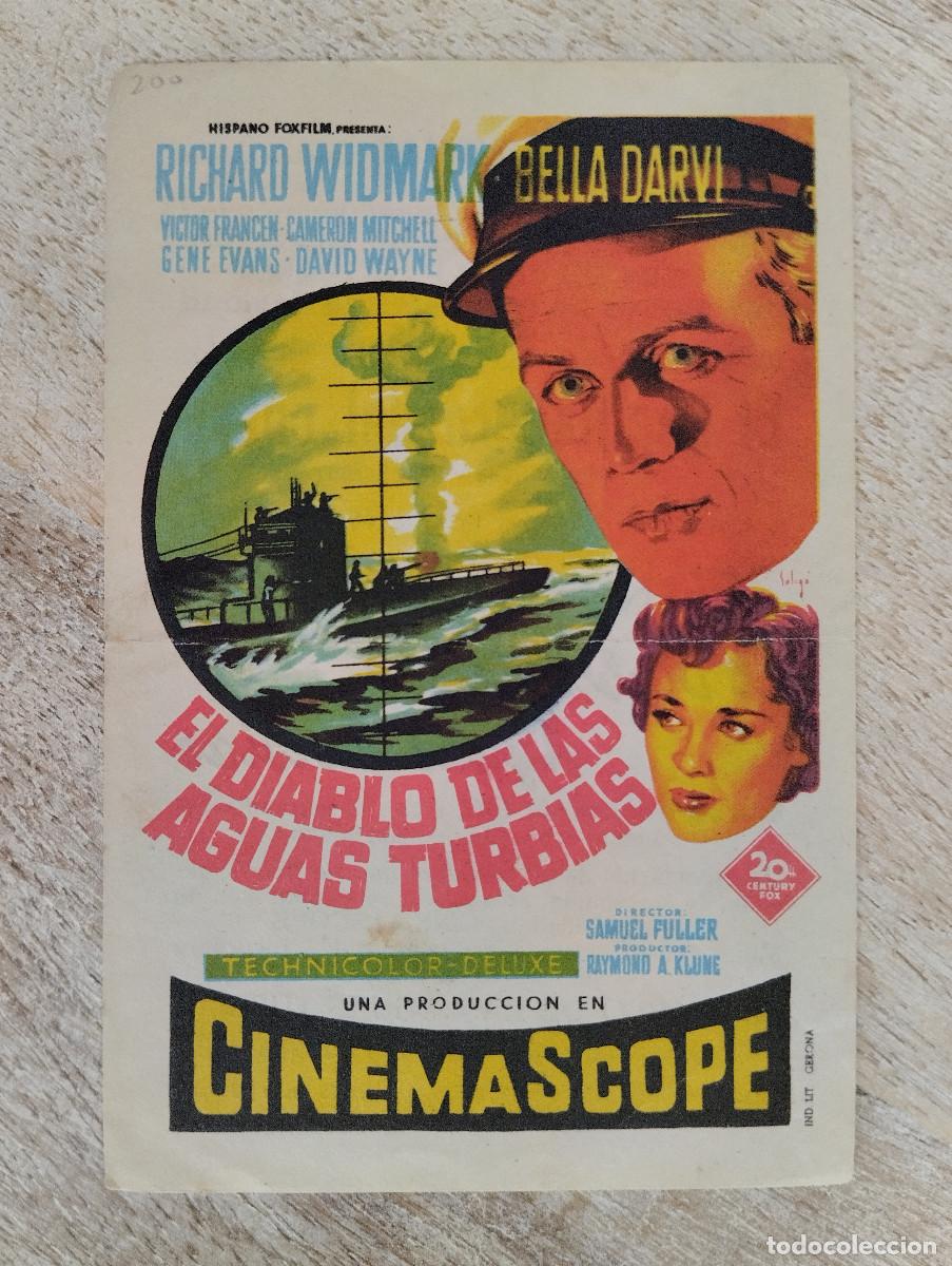 Flyers Publicitaires de Films Anciens: KST - PROGRAMA CINE EL DIABLO DE LA AGUAS TURBIAS CINE COLISEUM TARRAGONA