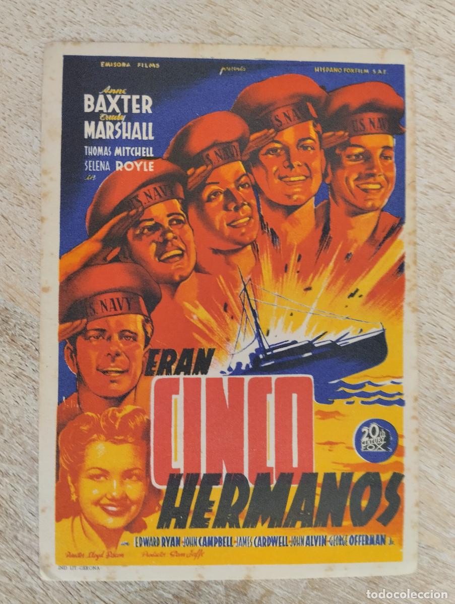 Cine: KST - PROGRAMA CINE ERAN CINCO HERMANOS - Foto 1