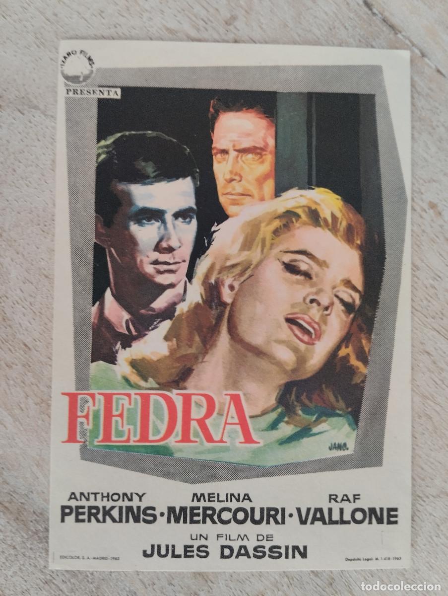 Folhetos de m&atilde;o de filmes antigos de cinema: KST - PROGRAMA CINE FEDRA