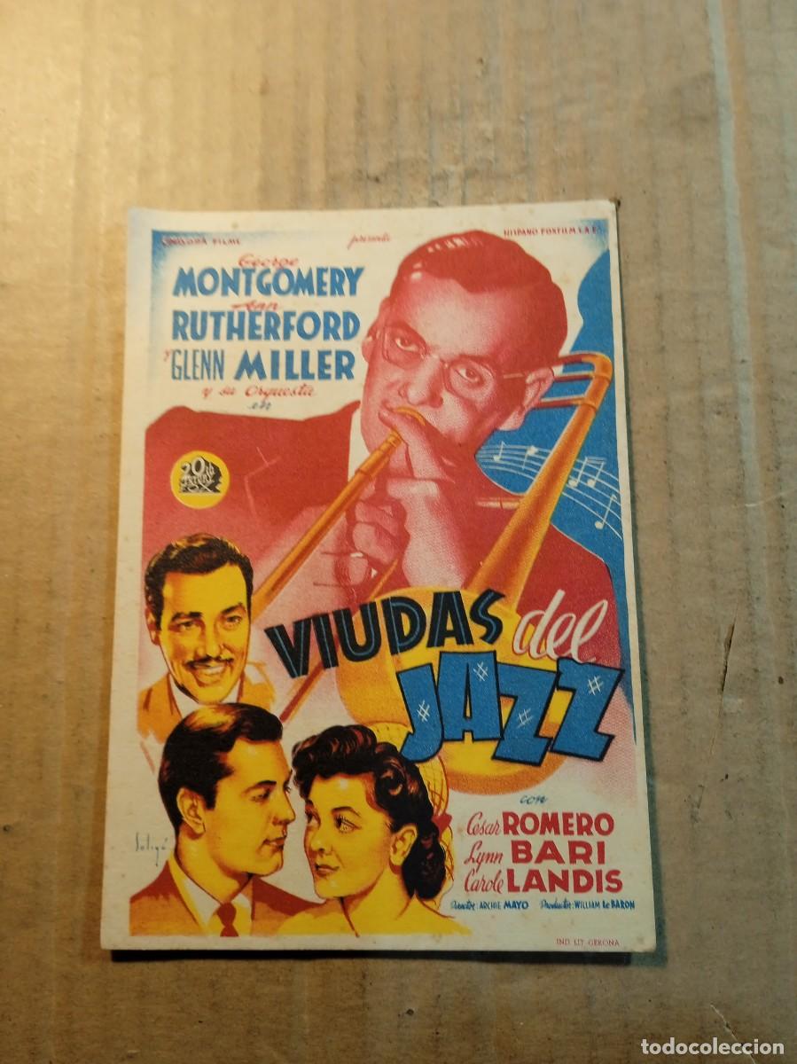Kino: FOLLETO DE MANO SIN PUBLICIDAD VIUDAS DEL JAZZ