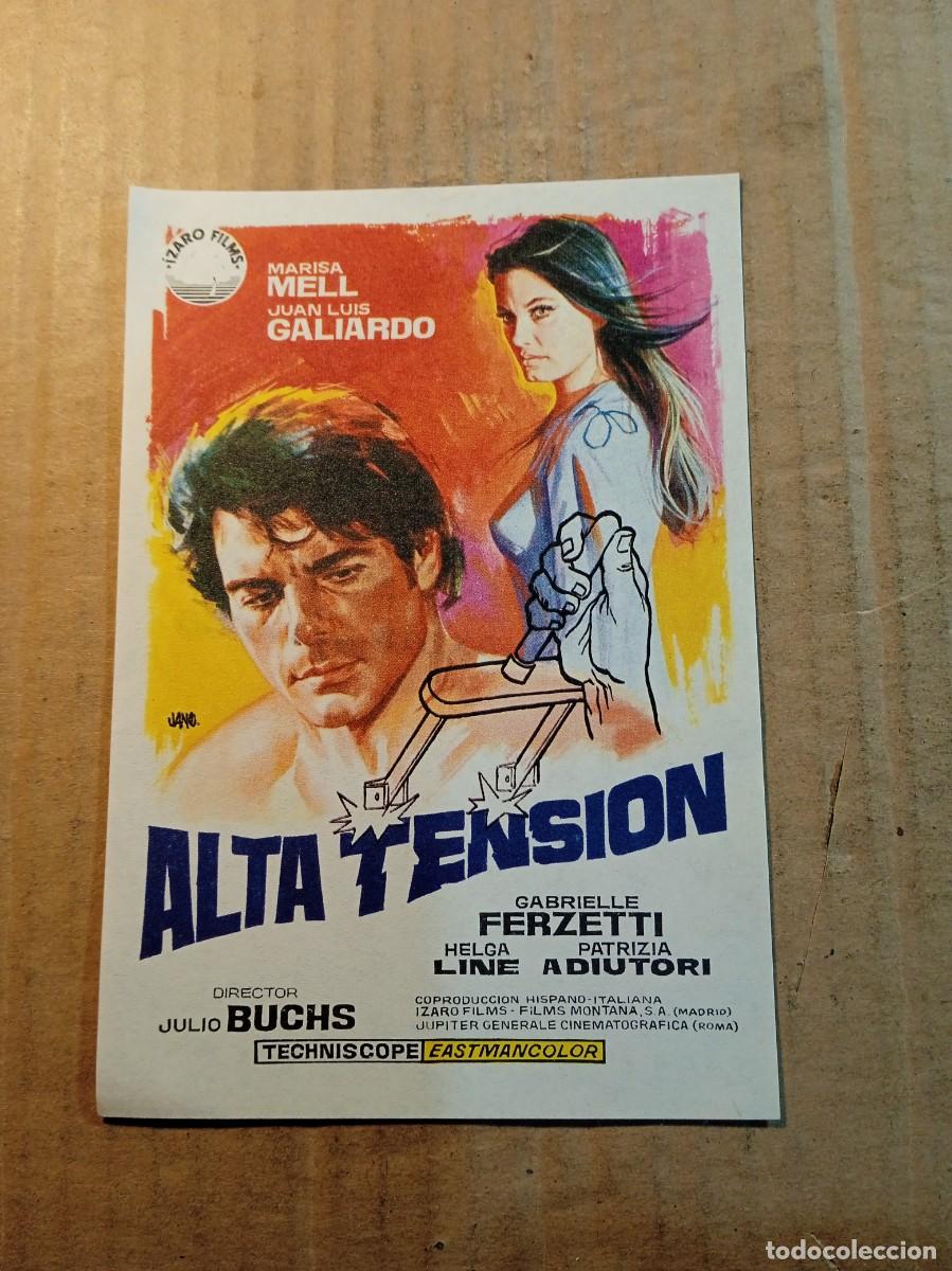 Kino: FOLLETO DE MANO SIN PUBLICIDAD ALTA TENSION