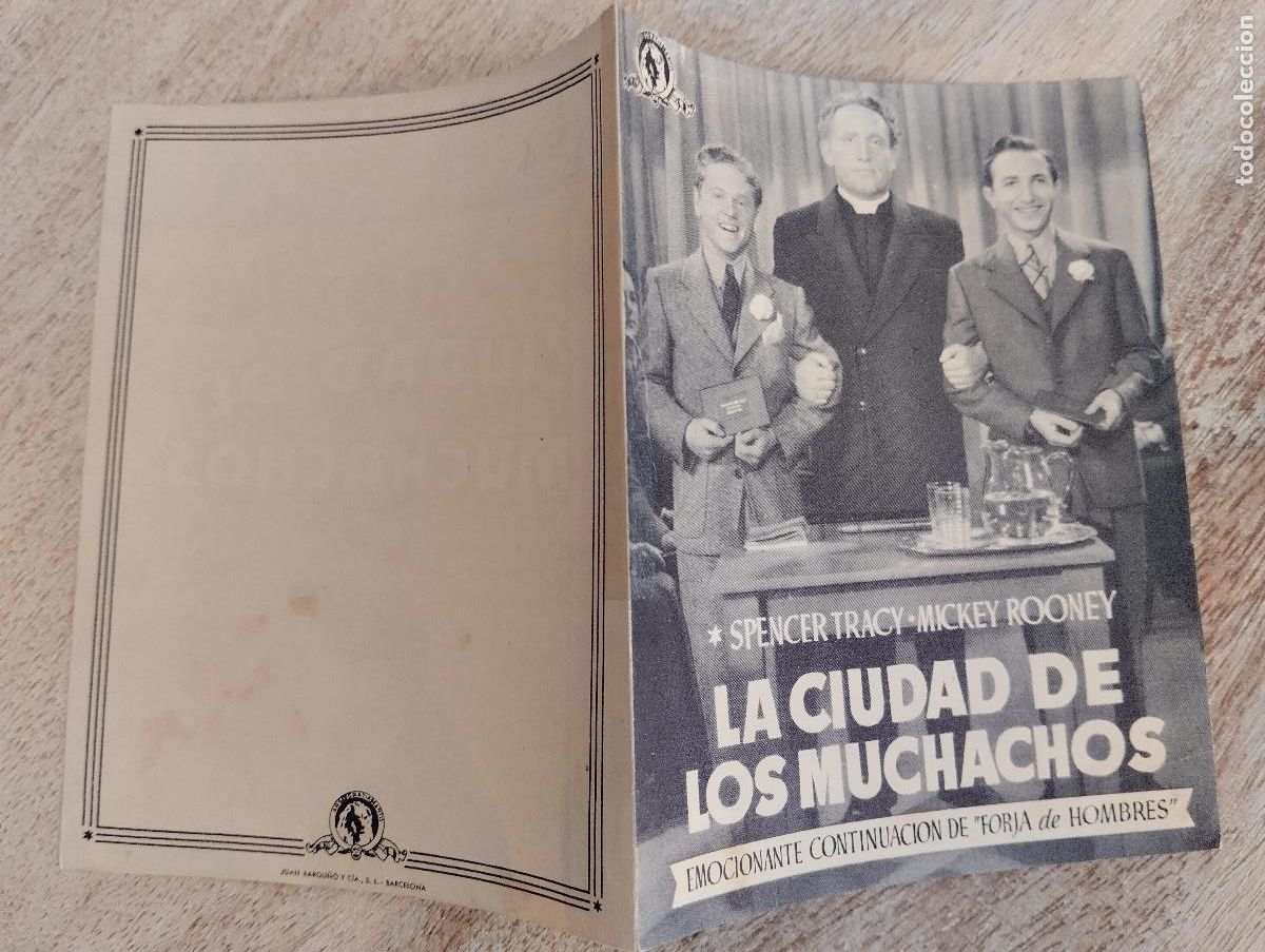Foglietti di film di film antichi di cinema: KST - PROGRAMA CINE LA CIUDAD DE LOS MUCHACHOS