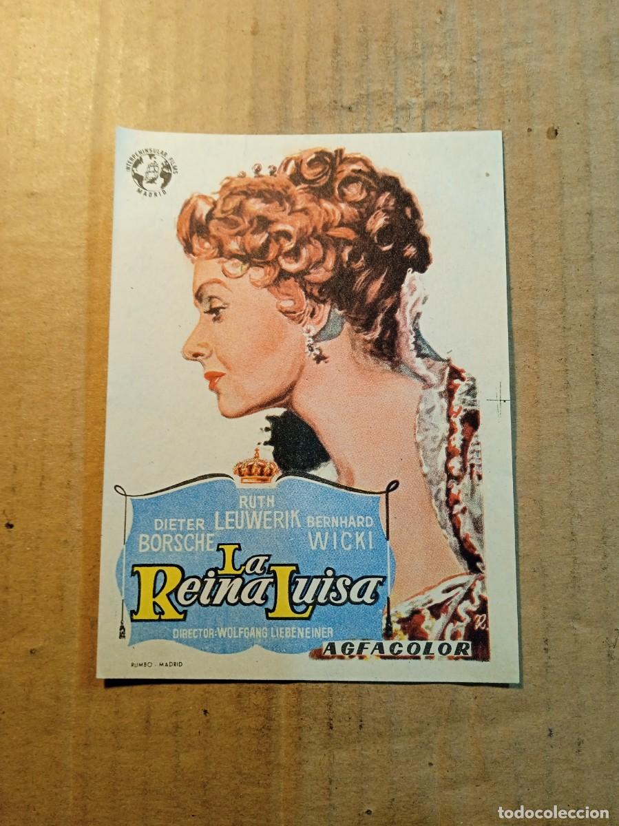 Cine: FOLLETO DE MANO SIN PUBLICIDAD LA REINA LUISA