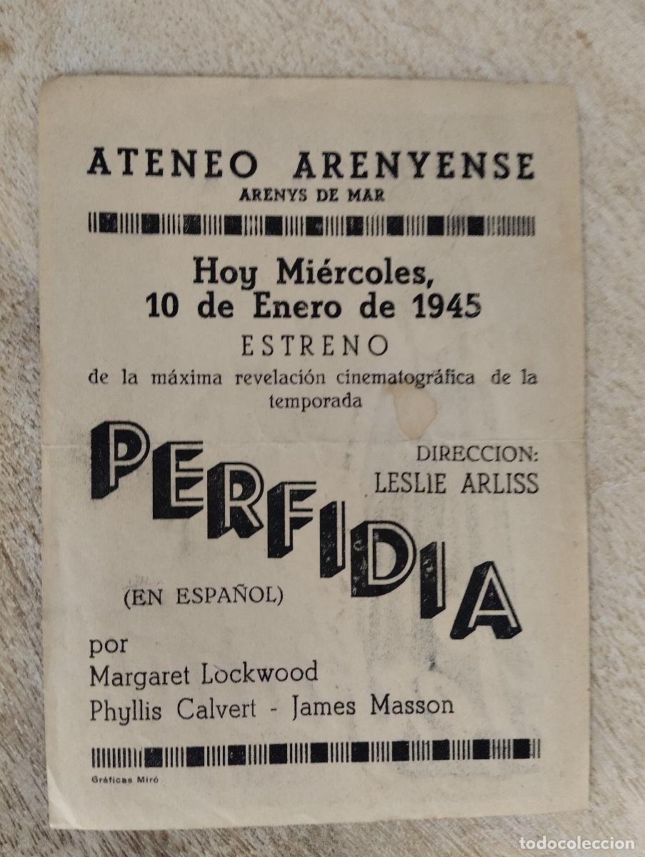 Cine: KST - PROGRAMA CINE PERFIDIA ATENEO AREYENSE ARENYS DE MAR - Foto 2