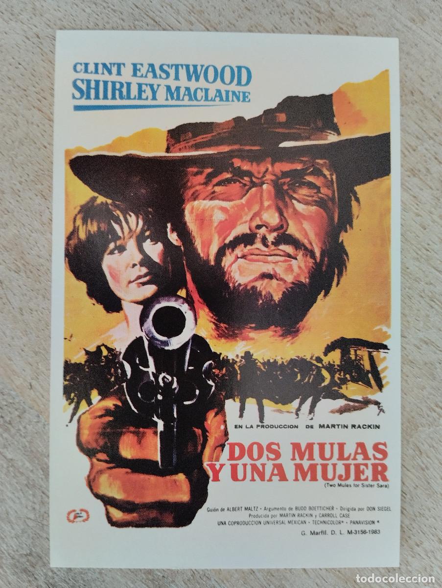 Flyers Publicitaires de Films Anciens: KST - PROGRAMA CINE DOS MULAS Y UNA MUJER