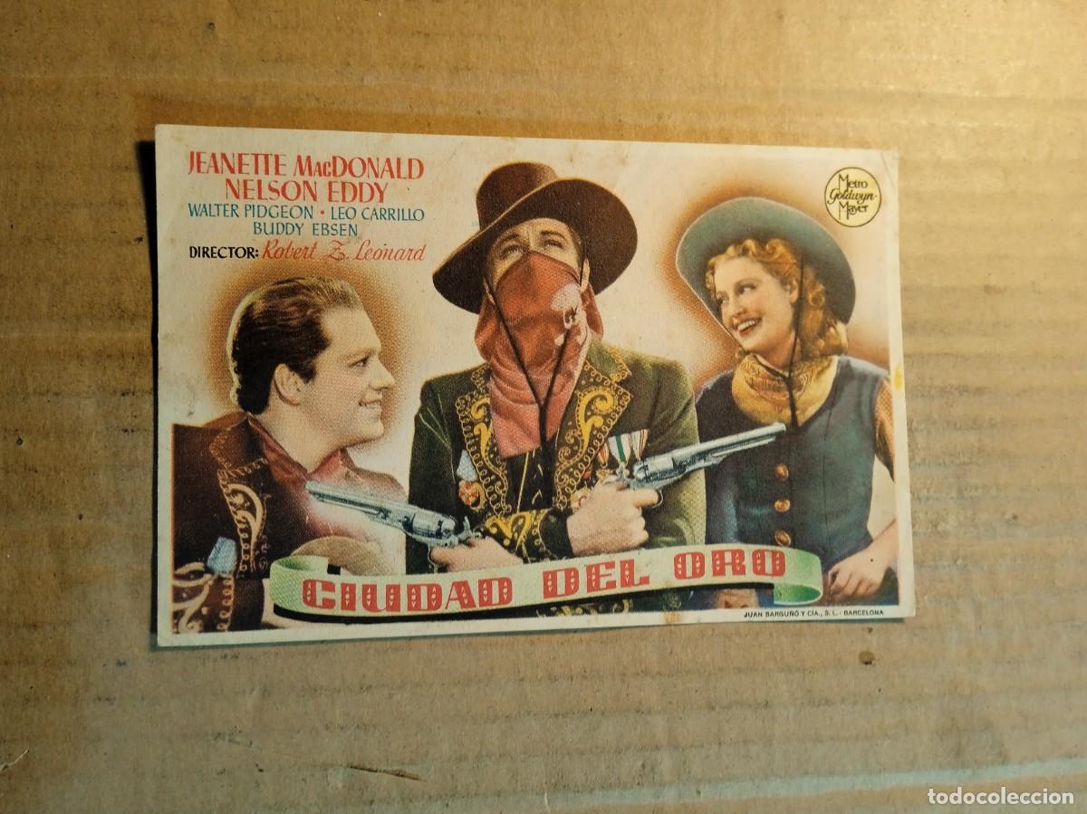Folhetos de m&atilde;o de filmes antigos de cinema: FOLLETO DE MANO SIN PUBLICIDAD CIUDAD DEL ORO