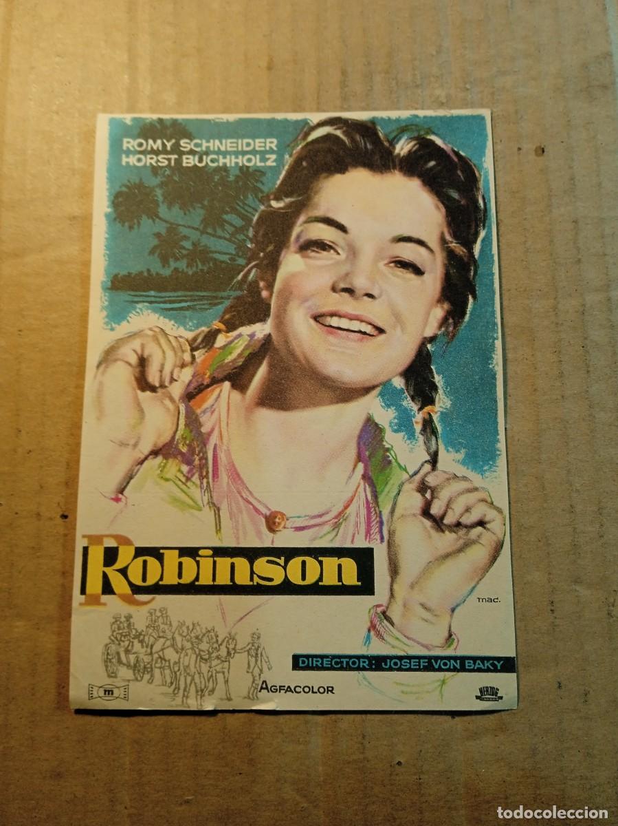 Cine: FOLLETO DE MANO SIN PUBLICIDAD ROBINSON