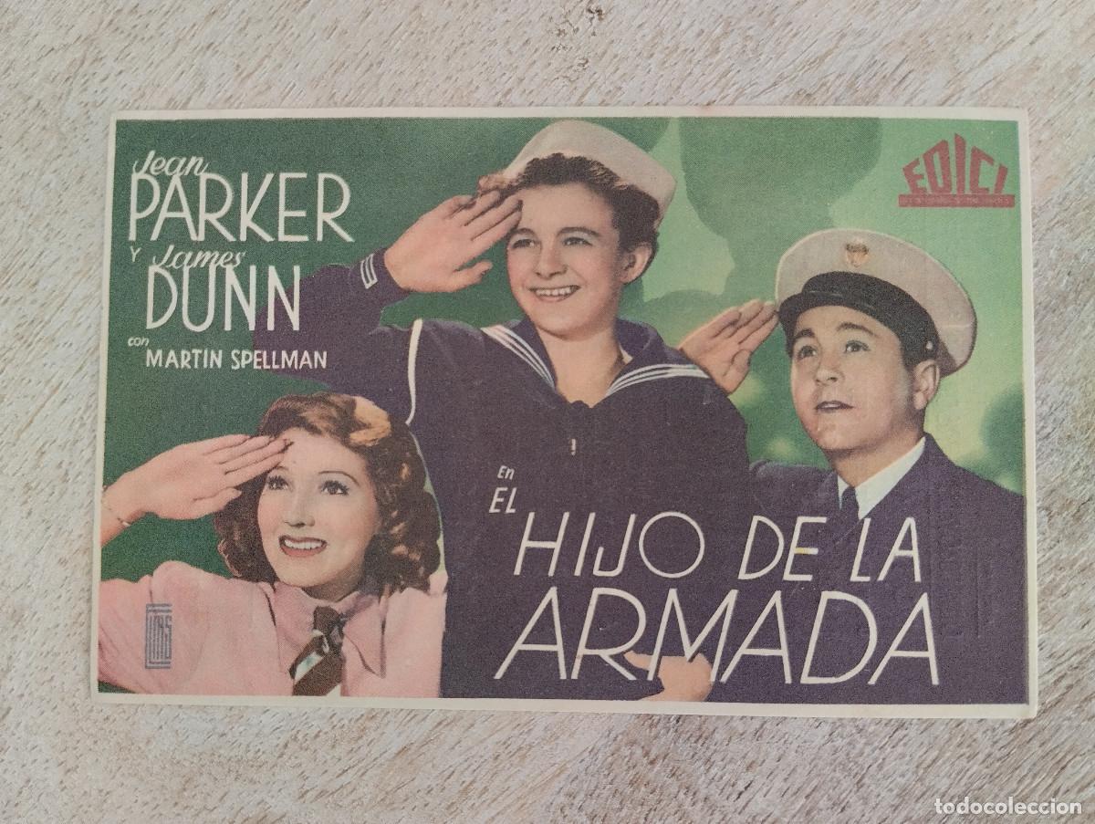 Folhetos de m&atilde;o de filmes antigos de cinema: KST - PROGRAMA CINE EL HIJO DE LA ARMADA CINE DORADO