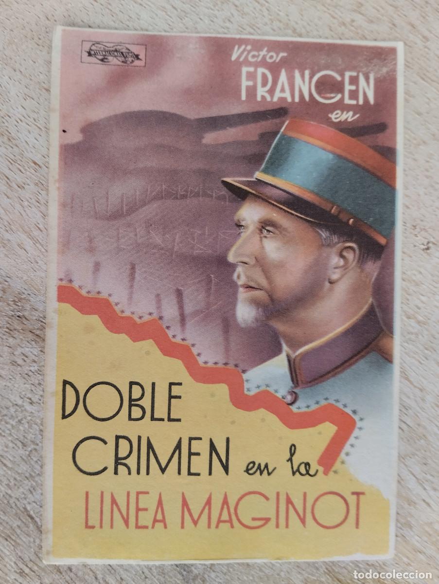Cine: KST - PROGRAMA CINE DOBLE CRIMEN EN LA LINEA MAGINOT - Foto 1
