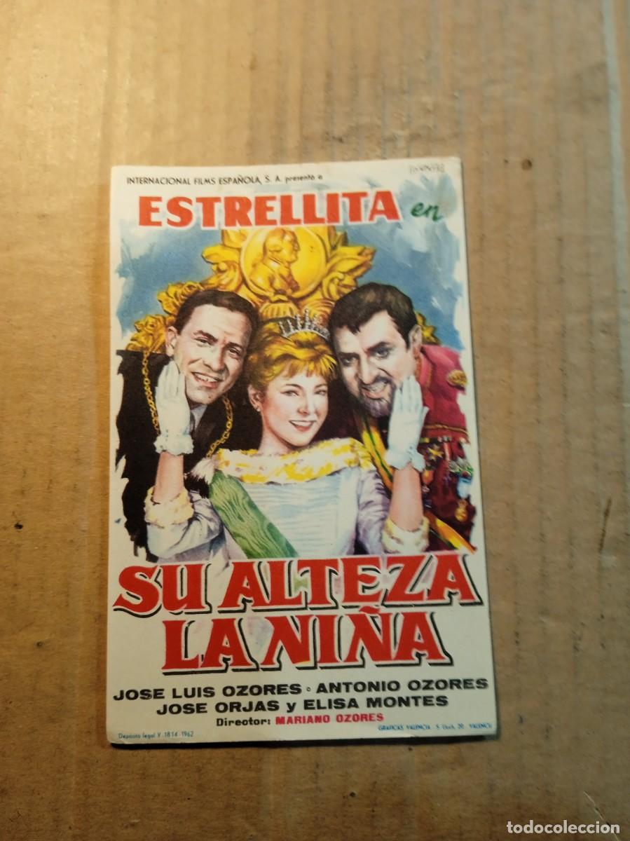 Cine: FOLLETO DE MANO SIN PUBLICIDAD SU ALTEZA LA NI&Ntilde;A