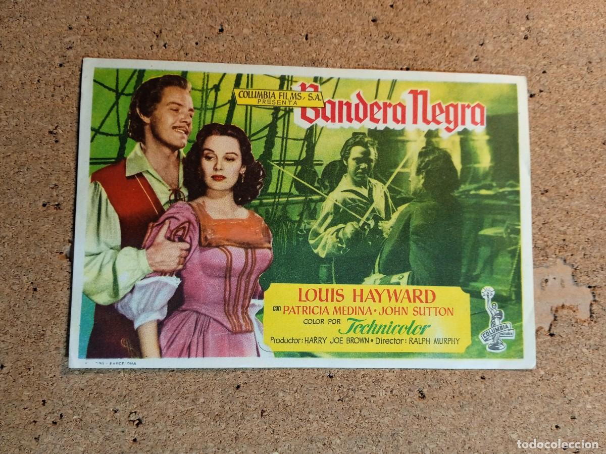  Flyers Publicitaires de films Anciens: FOLLETO DE MANO SIN PUBLICIDAD BANDERA NEGRA
