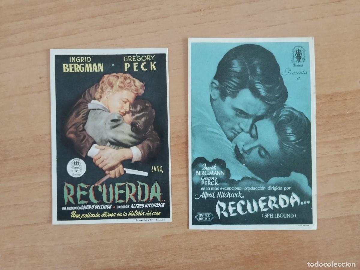  Flyers Publicitaires de films Anciens: ROSA-PROGRAMA DE CINE --RECUERDA