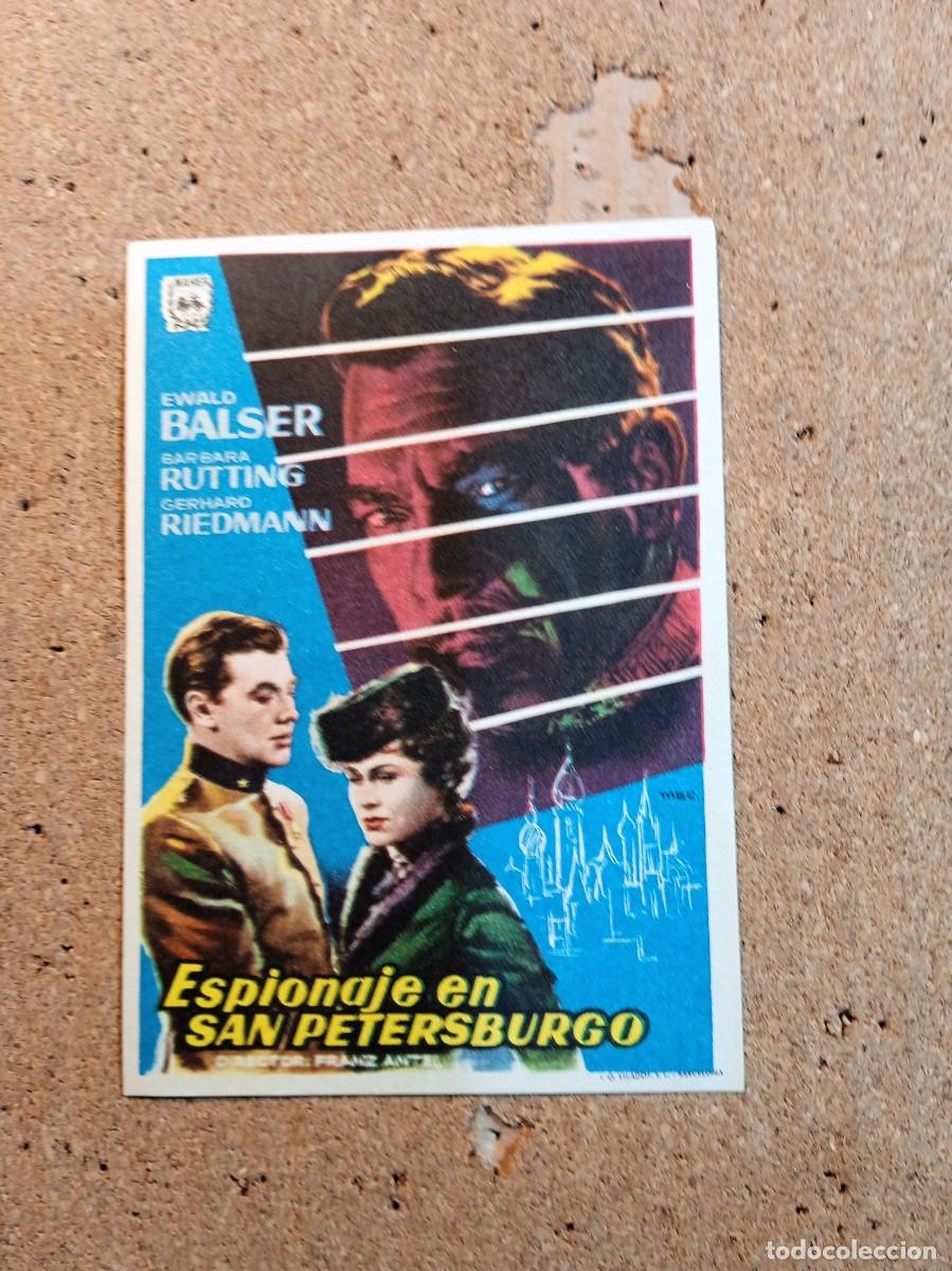 Kino: FOLLETO DE MANO SIN PUBLICIDAD ESPIONAJE EN SAN PETERSBURGO