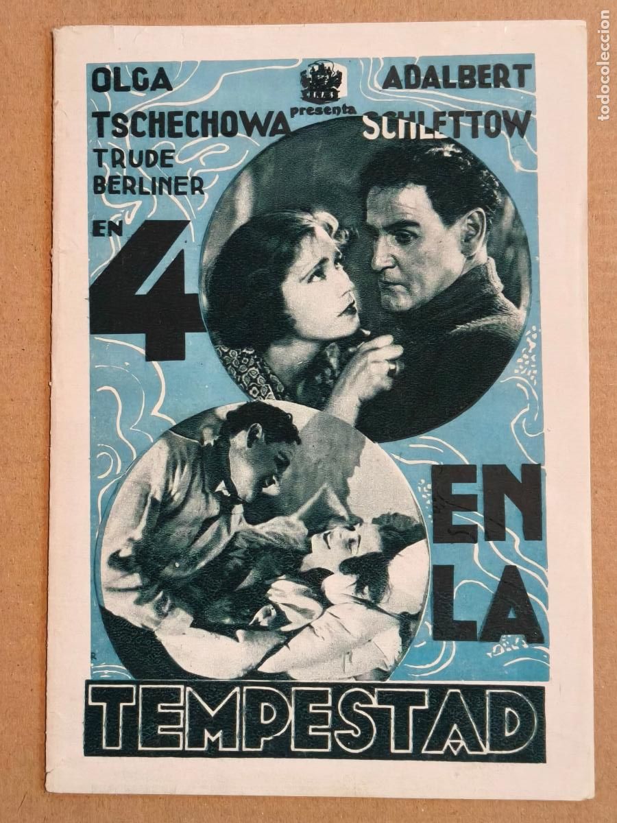 Kino: 4 EN LA TEMPESTAD PROGRAMA DE CINE 1937