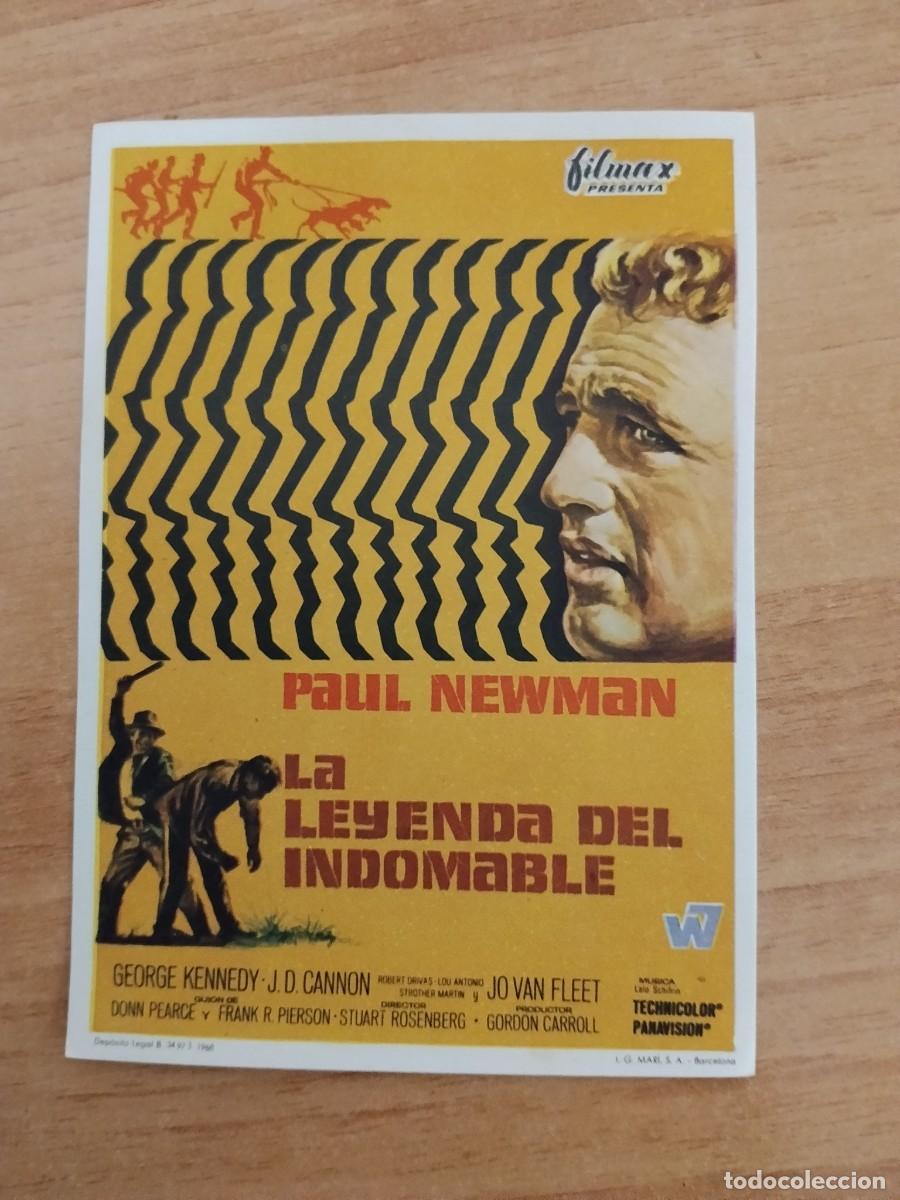  Flyers Publicitaires de films Anciens: ROSA-PROGRAMA DE CINE ---LA LEYENDA DEL INDOMABLE