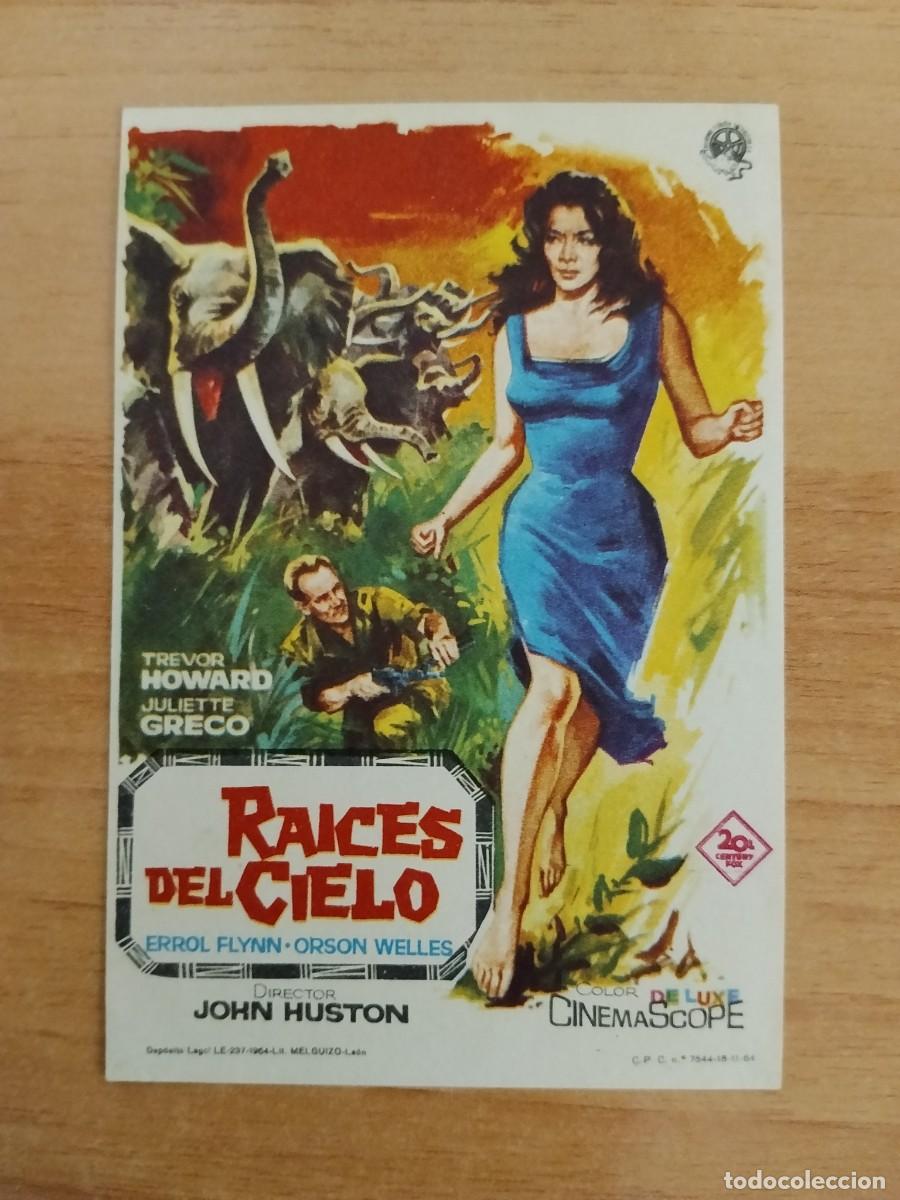  Flyers Publicitaires de films Anciens: ROSA-PROGRAMA DE CINE ---RAICES DEL CIELO