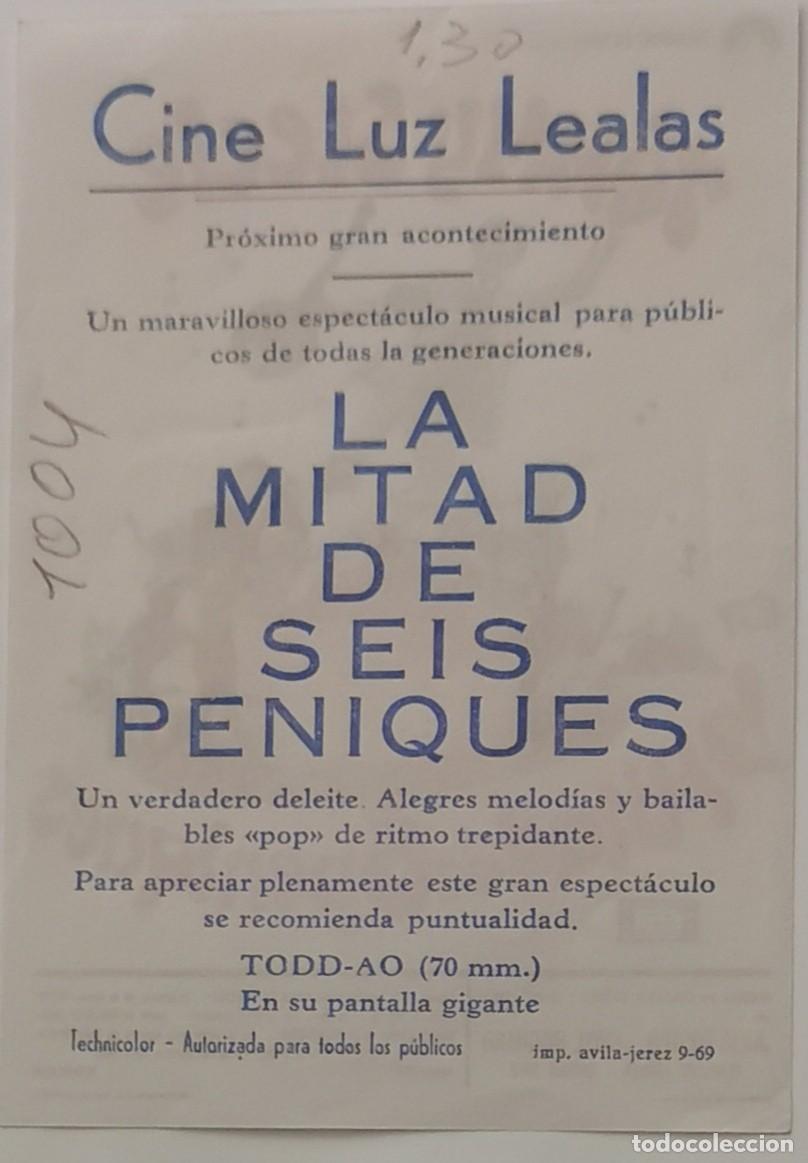 Cine: LA MITAD DE 6 PENIQUES CON PUBLICIDAD - Foto 2