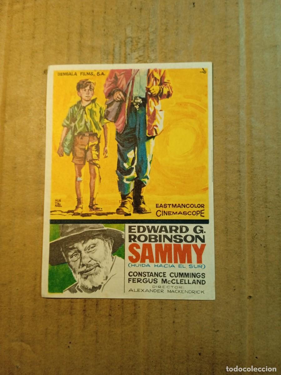  Flyers Publicitaires de films Anciens: FOLLETO DE MANO SIN PUBLICIDAD EDWAD G. ROBINSON SAMMY