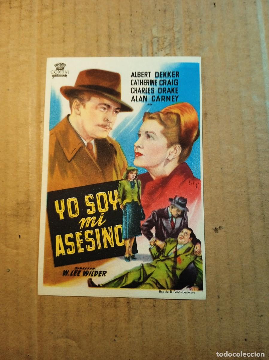  Foglietti di film di film antichi di cinema: FOLLETO DE MANO SIN PUBLICIDAD YO SOY MI ASESINO