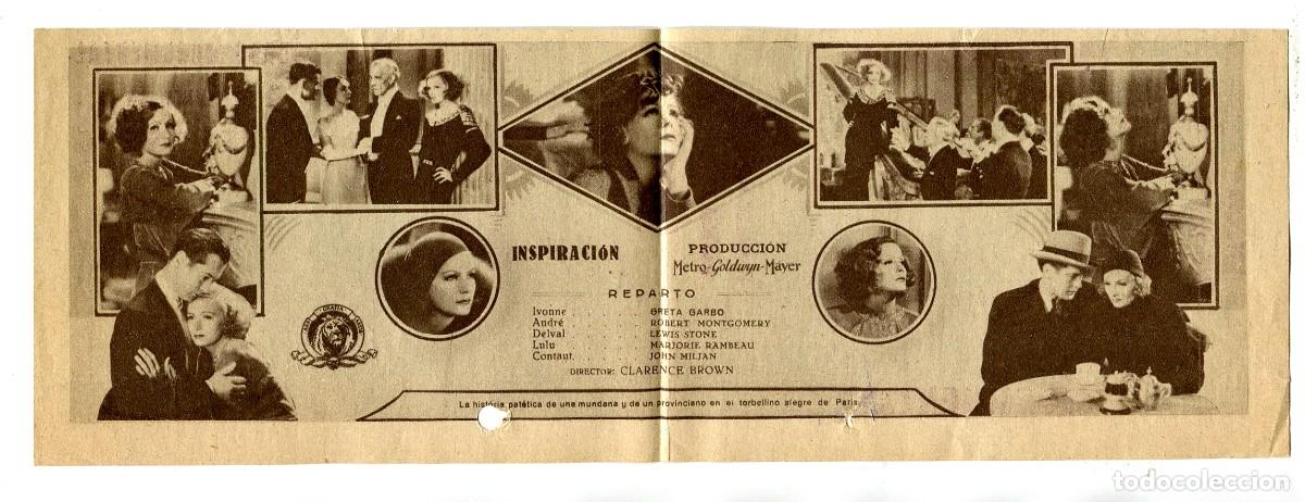Cine: INSPIRACI&Oacute;N, con Greta Garbo. - Foto 2