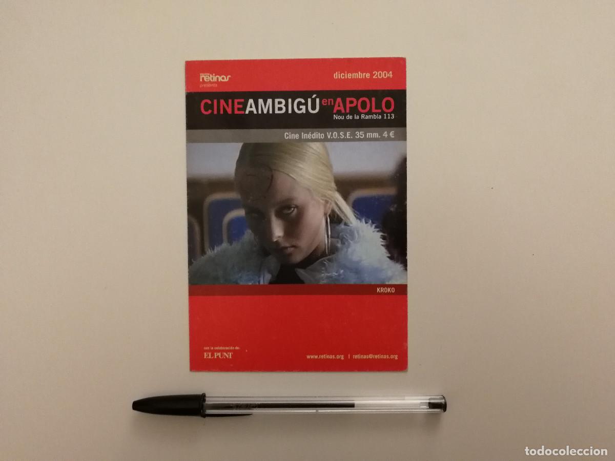 Cine: FOLLETO POSTAL ORIGINAL -10*15- KROKO - Sylke Enders - CINE ALEMAN - AMBIGU