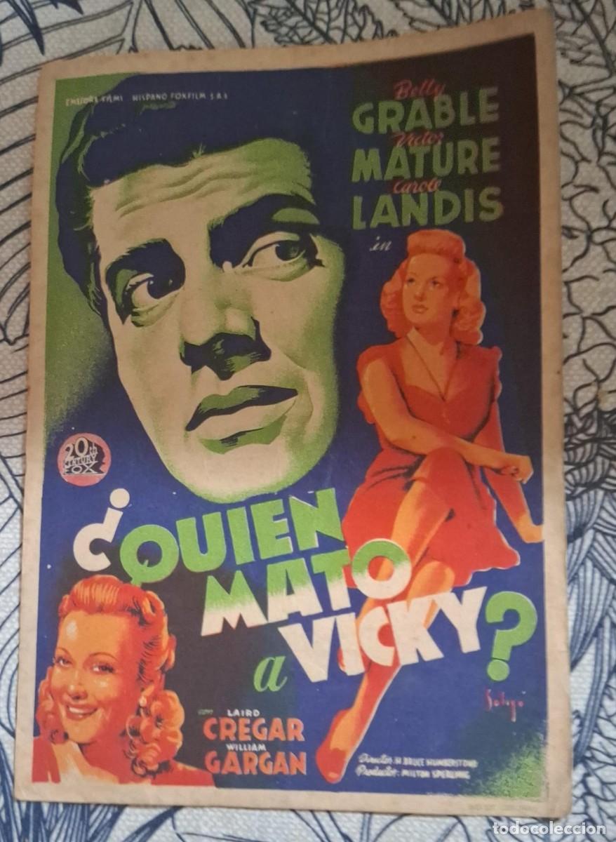 Cine: QUIEN MATO A VICKY - PROGRAMA DE CINE