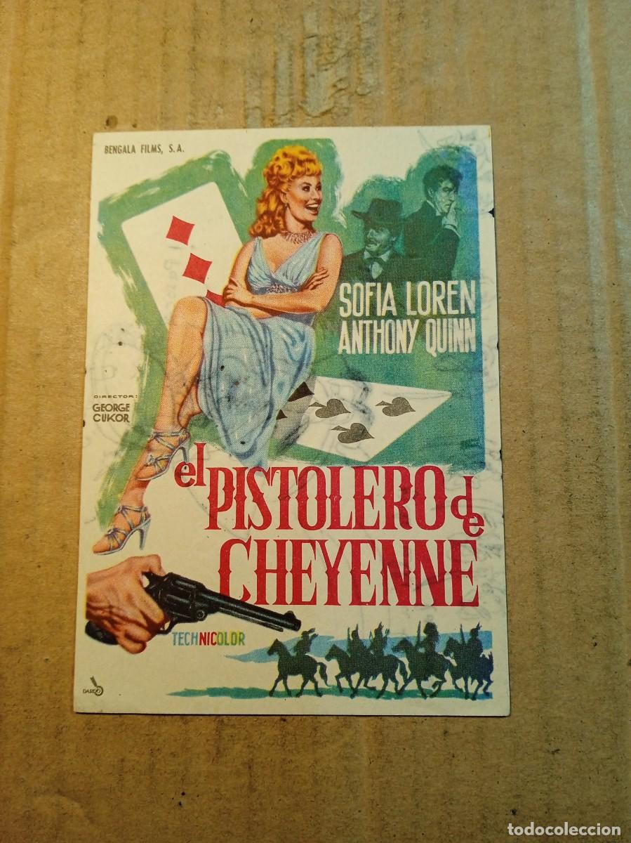 Cine: FOLLETO DE MANO SIN PUBLICIDAD EL PISTOLERO DE CHEYENNE