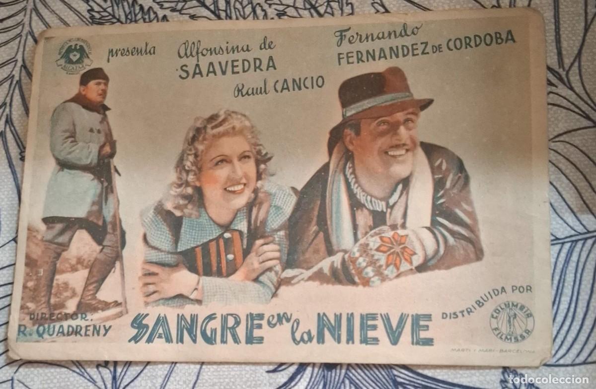 Cine: SANGRE EN LA NIEVE - PROGRAMA DE CINE