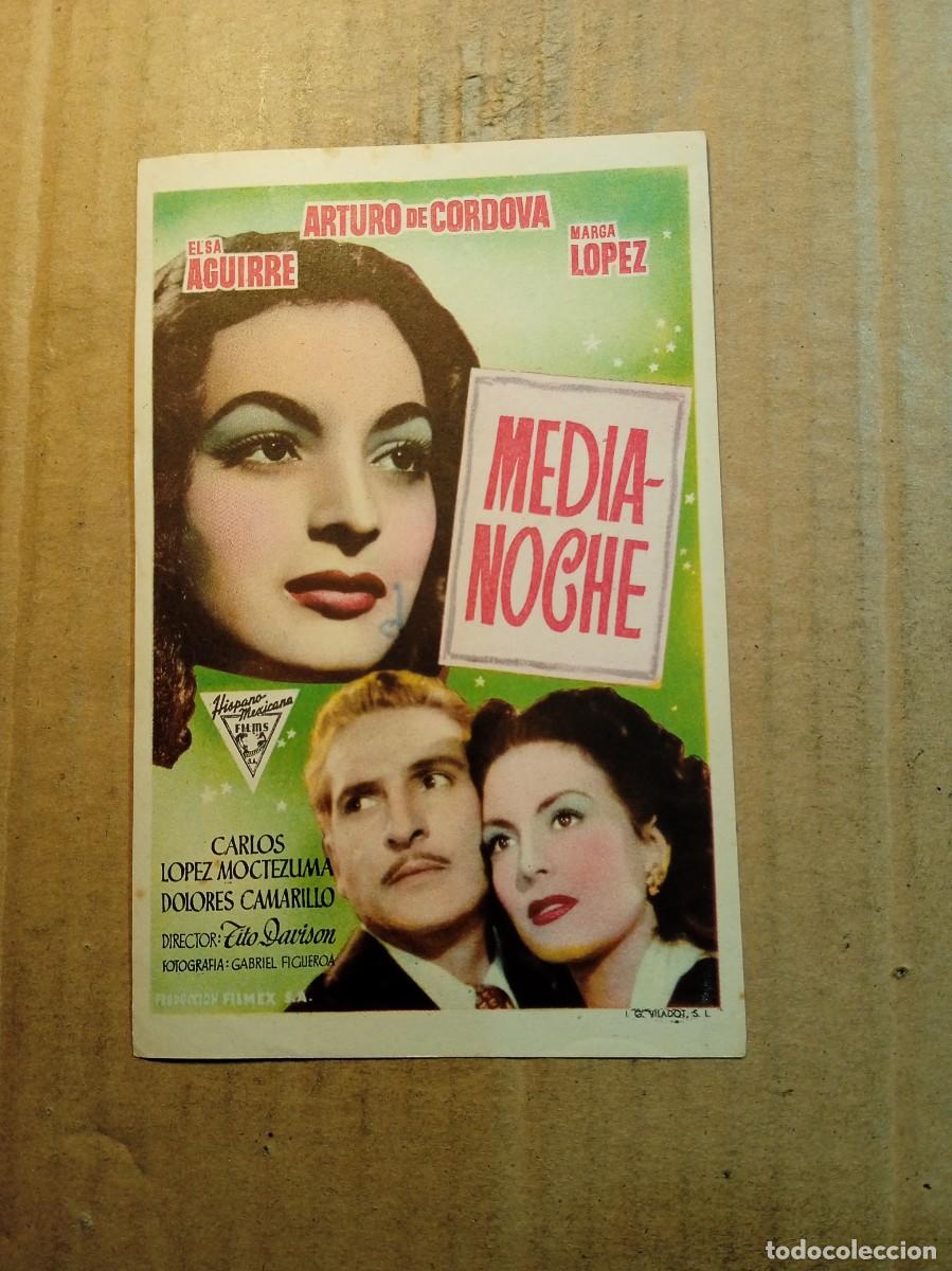 Cine: FOLLETO DE MANO SIN PUBLICIDAD MEDIA NOCHE