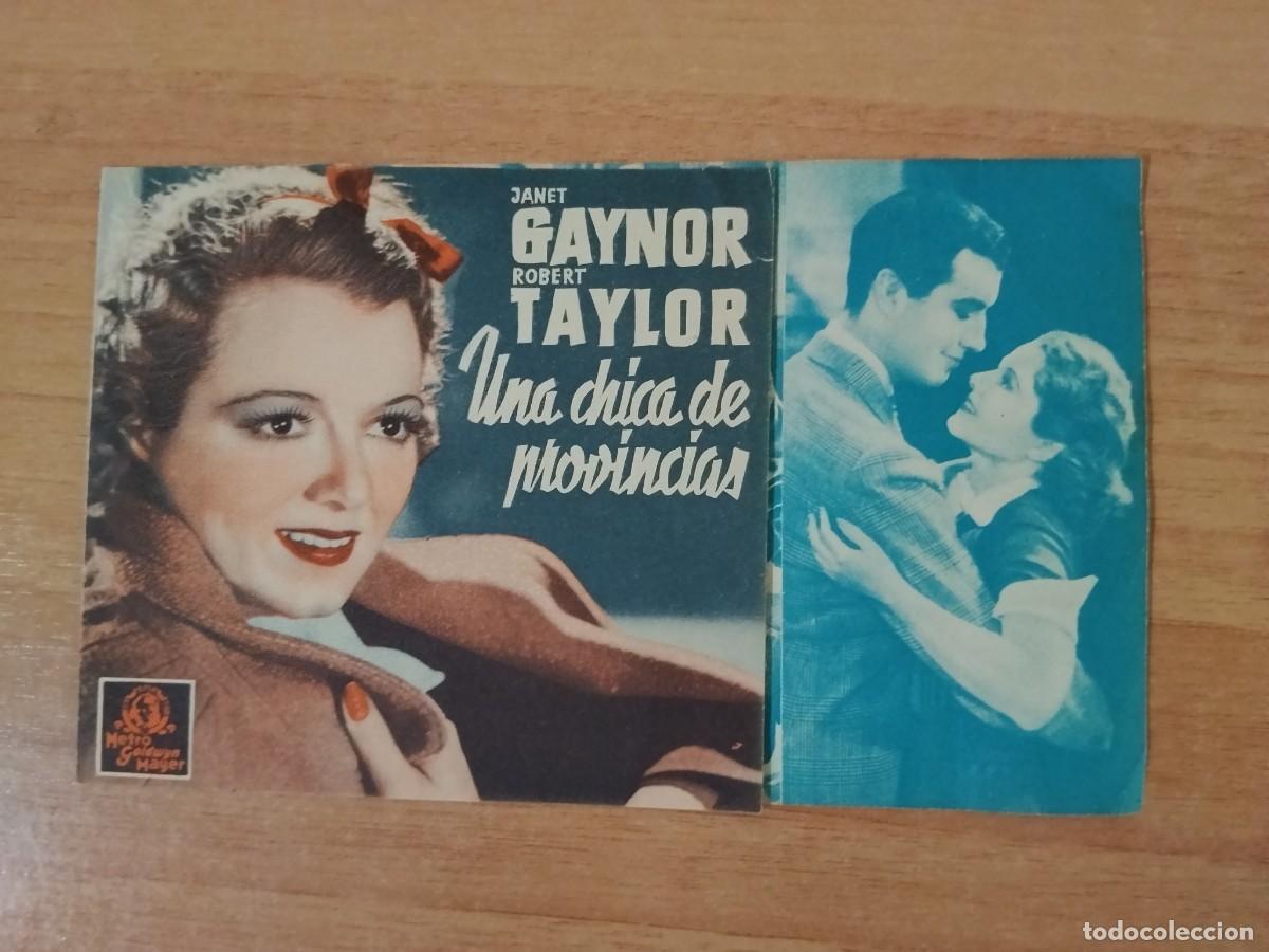  Flyers Publicitaires de films Anciens: TURQ--PROGRAMA DE CINE--UNA CHICA DE PROVINCIAS