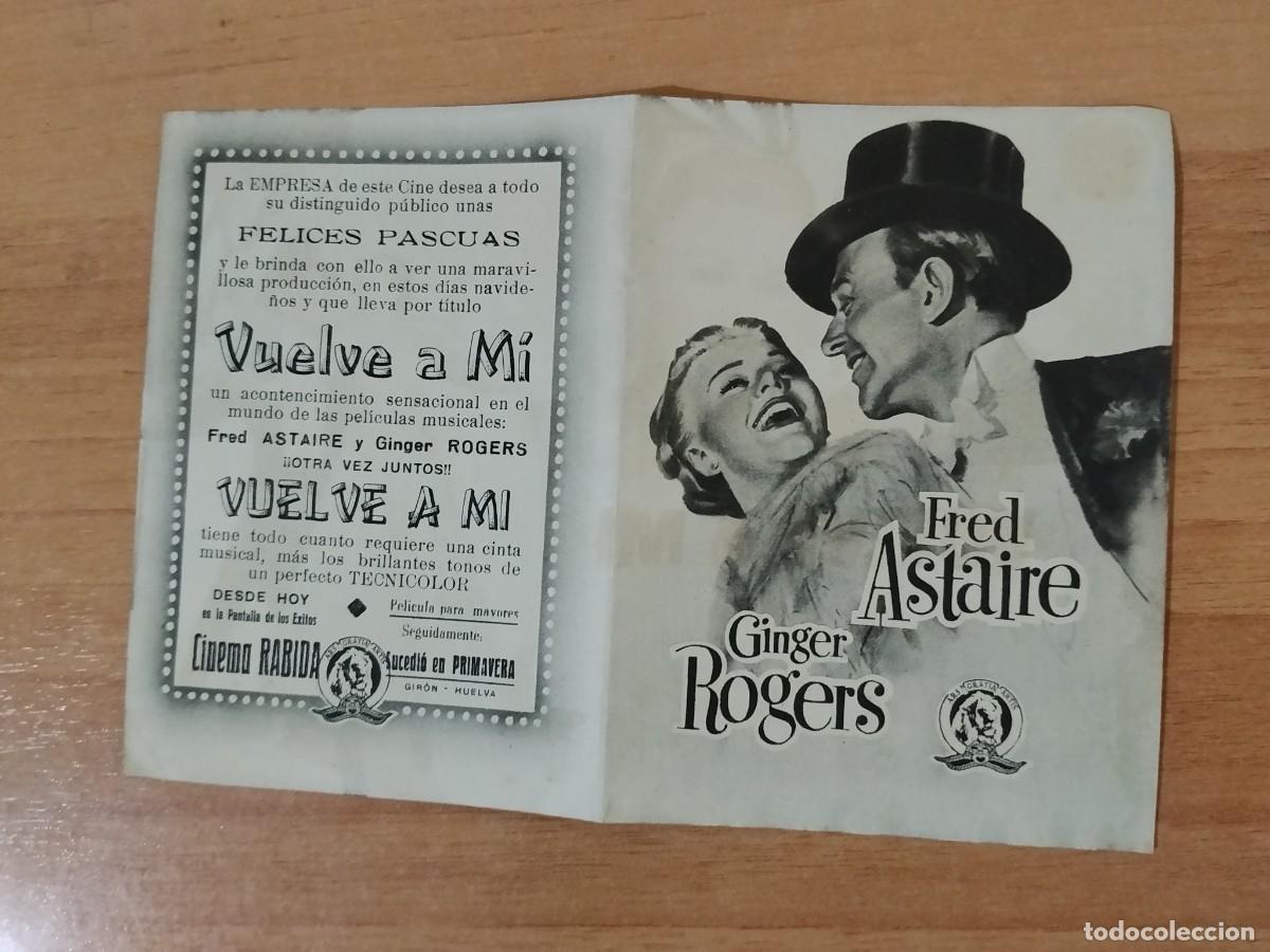  Flyers Publicitaires de films Anciens: TURQ--PROGRAMA DE CINE--VUELVE A MI