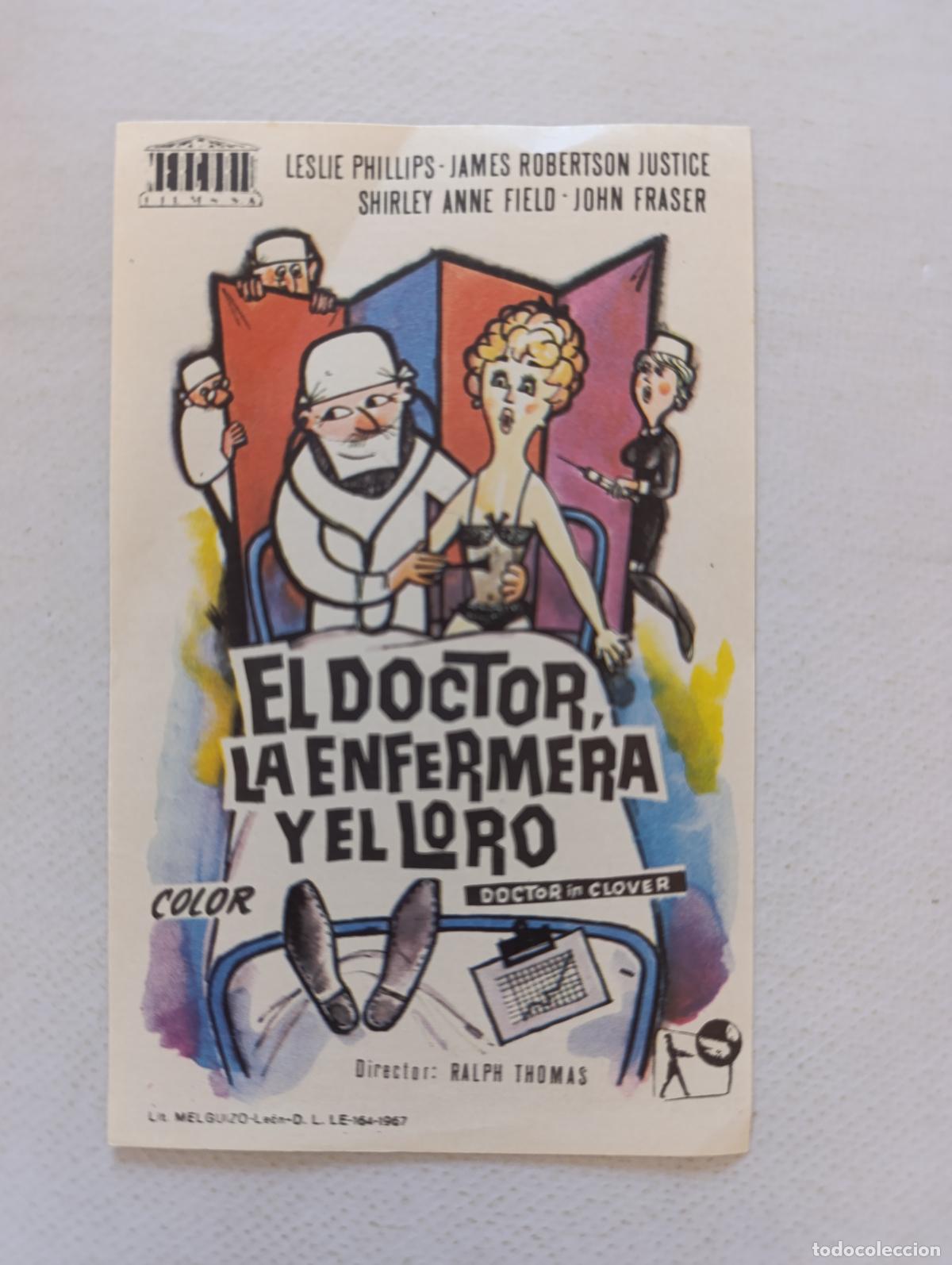 Cine: FOLLETO DE MANO - EL DOCTOR, LA ENFERMERA Y EL LORO - SIN PUBLICIDAD (148M)