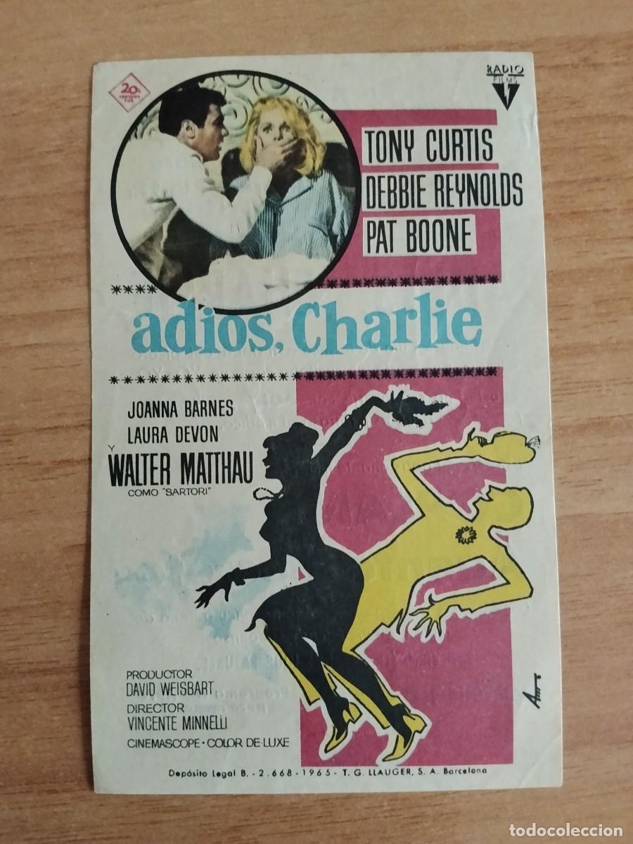 Cine: ROSA--PROGRAMA DE CINE---ADIOS CHARLIE CT