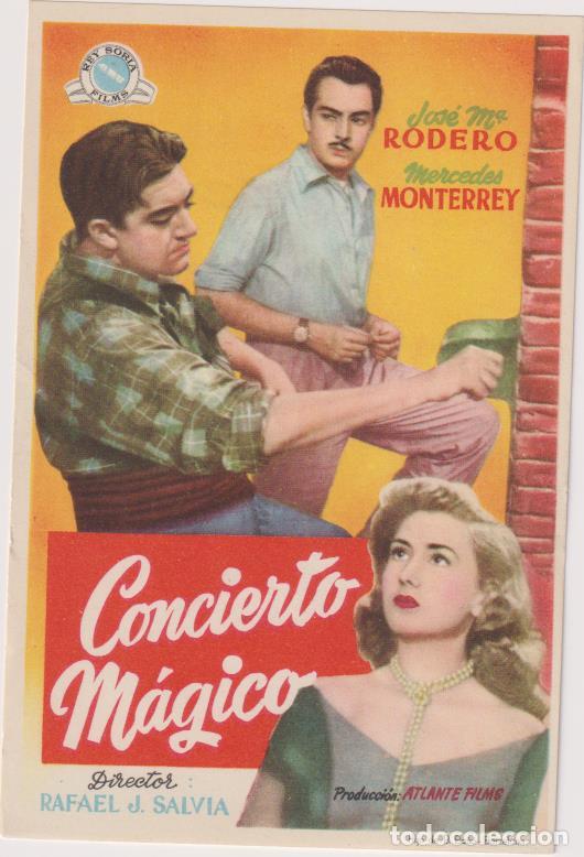  Foglietti di film di film antichi di cinema: Concierto M&aacute;gico. Sencillo