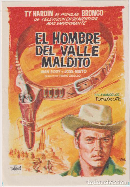  Foglietti di film di film antichi di cinema: El Hombre del Valle Maldito. Sencillo de Floralva. &iexcl;IMPECABLE!
