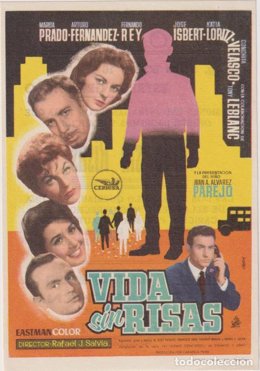  Flyers Publicitaires de films Anciens: Vida sin Risas. Sencillo de Cepicsa. Teatro Primitivo. Granada